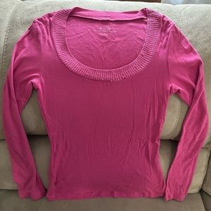Express Sexy Basic Scoop-Neck Top